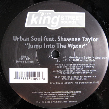 Urban Soul Feat. Shawnee Taylor : Jump Into The Water (12")