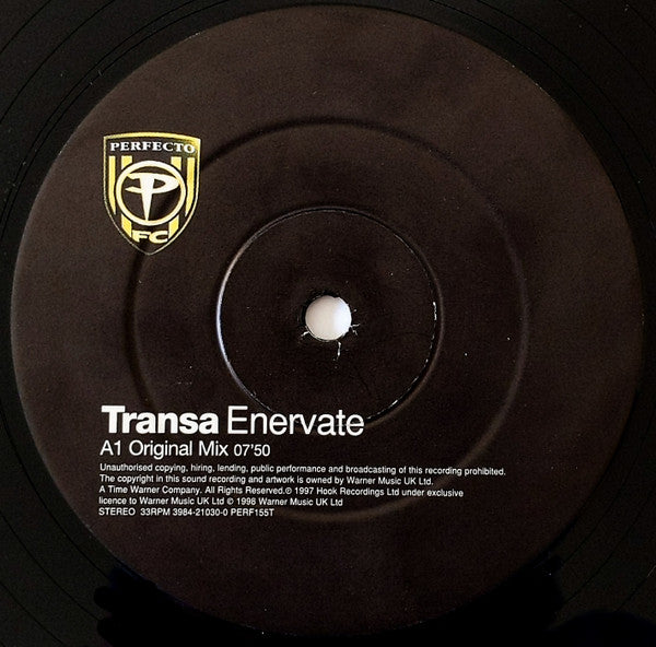 Transa : Enervate (12")