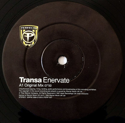 Transa : Enervate (12")