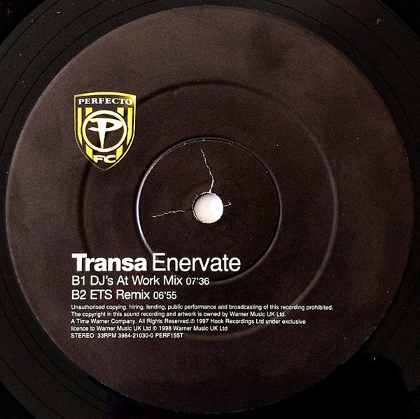 Transa : Enervate (12")