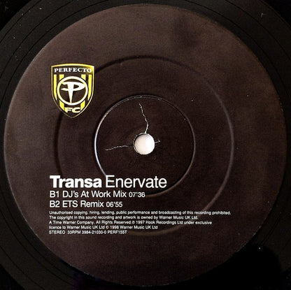 Transa : Enervate (12")