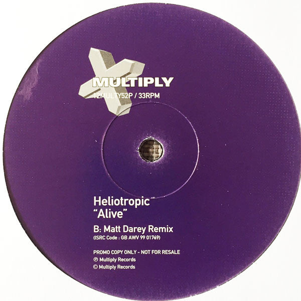 Heliotropic : Alive (12", Promo)