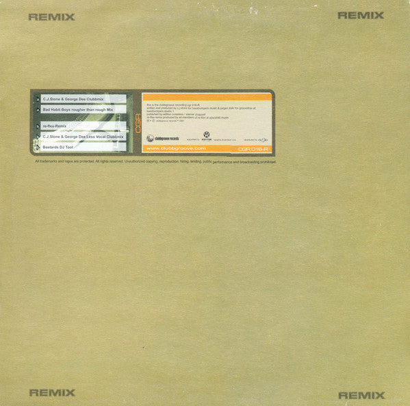 Bad Habit Boys : Bastards (Remixes) (12")