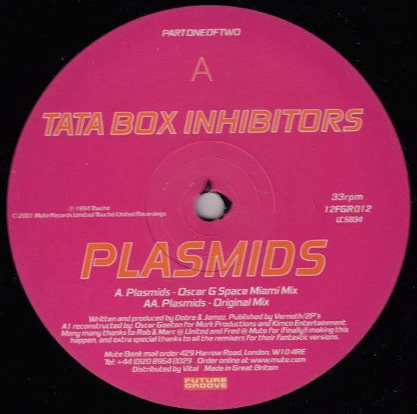 Tata Box Inhibitors : Plasmids (Double Promo) (2x12", Promo)