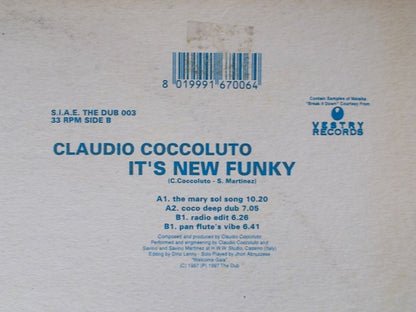 Claudio Coccoluto : It's New Funky (12")