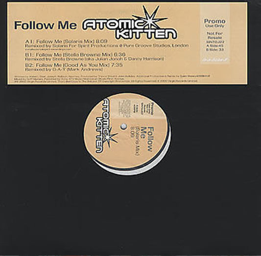 Atomic Kitten : Follow Me (12", Promo)