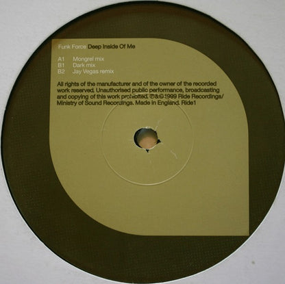 Funk Force : Deep Inside Of Me (12")