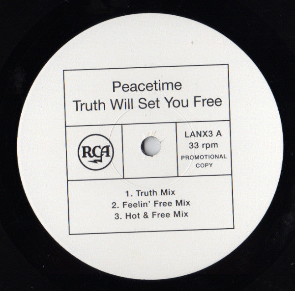 Peacetime : Truth Will Set You Free (12", Promo)