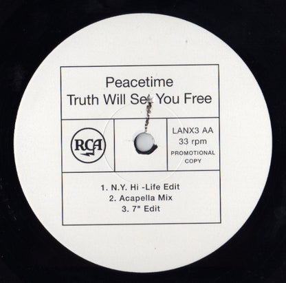 Peacetime : Truth Will Set You Free (12", Promo)