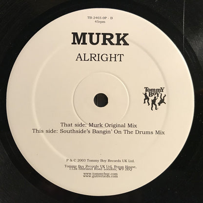 MURK : Alright (12", Promo)