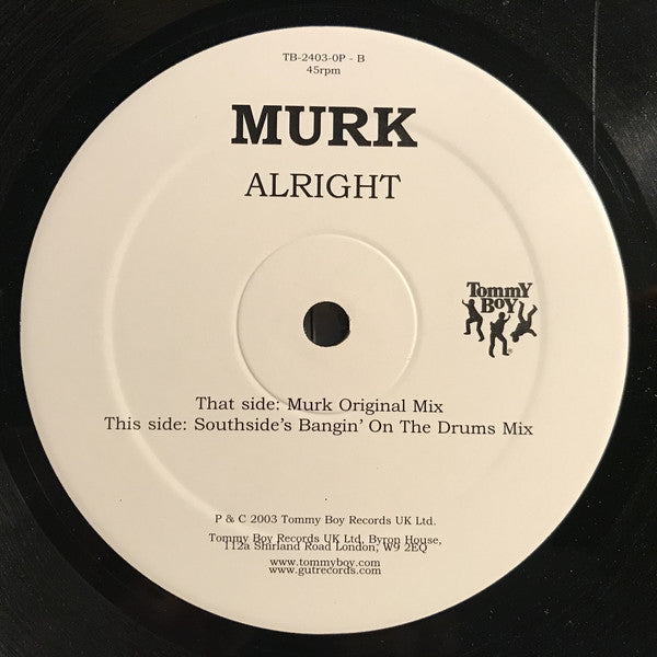 MURK : Alright (12", Promo)