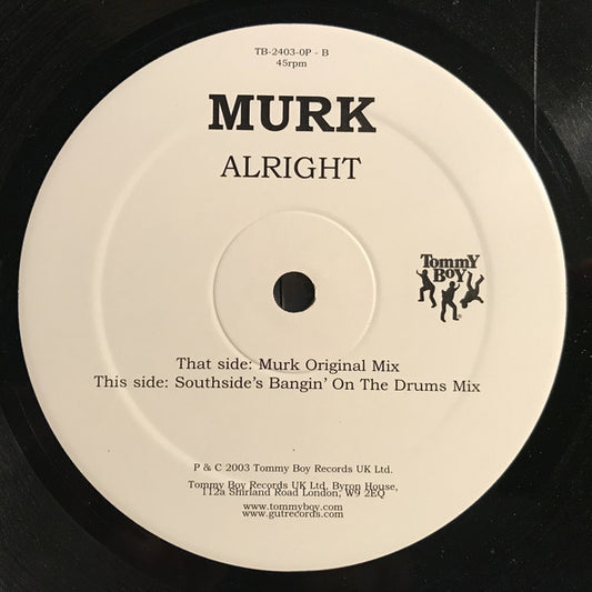 MURK : Alright (12", Promo)