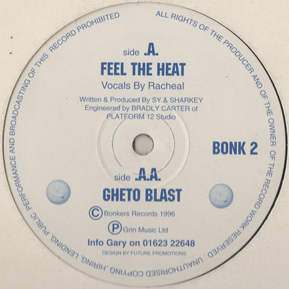 Sy* & Sharkey : Feel The Heat / Gheto Blast (12")