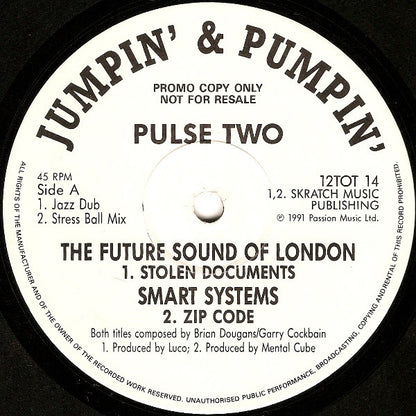 The Future Sound Of London / Smart Systems / Indo Tribe : Pulse Two (12", Promo)