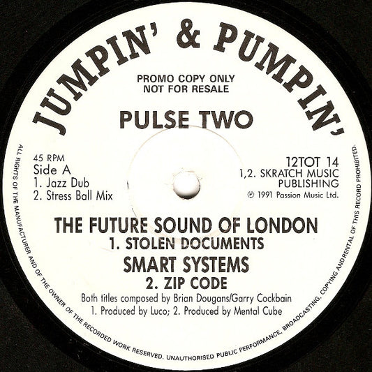 The Future Sound Of London / Smart Systems / Indo Tribe : Pulse Two (12", Promo)