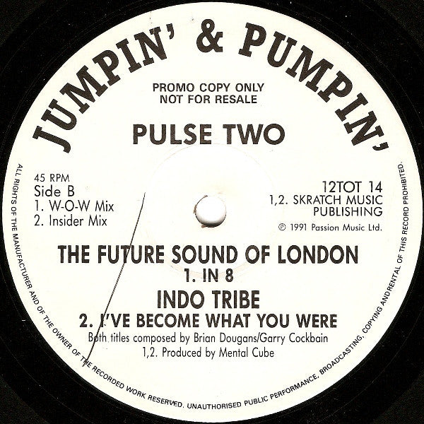 The Future Sound Of London / Smart Systems / Indo Tribe : Pulse Two (12", Promo)