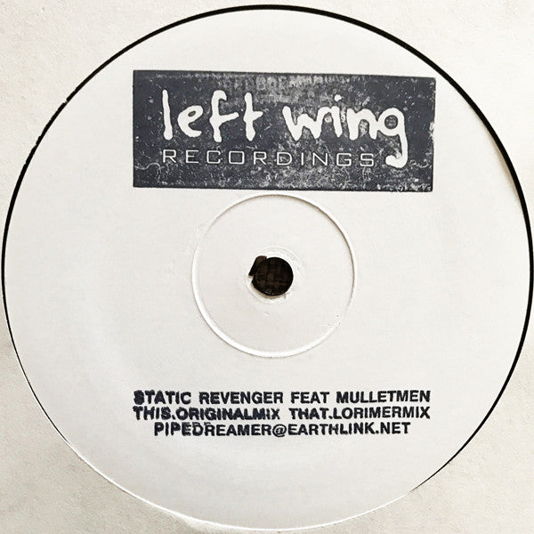 Static Revenger : Long Time (12", Single, W/Lbl, Sta)