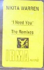 Nikita Warren : I Need You: The Remixes (12")