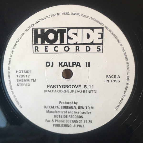 DJ Kalpa : Partygroove (12")