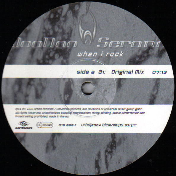 Voodoo & Serano : When I Rock (12")
