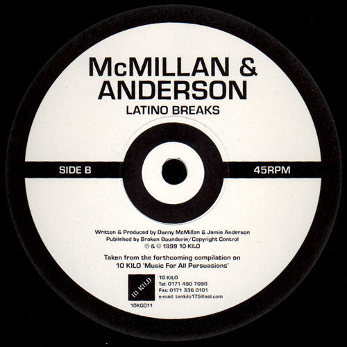 Waveform / McMillan & Anderson : Proteus 4 / Latino Breaks (12", Smplr)