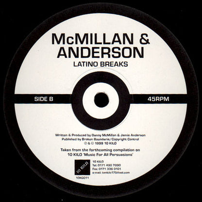 Waveform / McMillan & Anderson : Proteus 4 / Latino Breaks (12", Smplr)