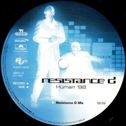 Resistance D : Human '98 (2x12", Maxi)