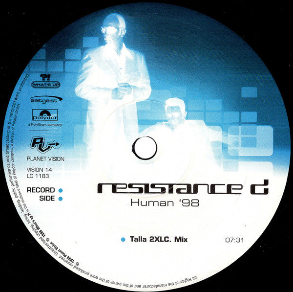 Resistance D : Human '98 (2x12", Maxi)