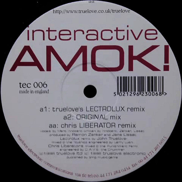 Interactive : Amok! (12")