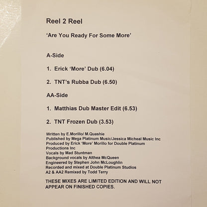 Reel 2 Real : Are You Ready For Some More (12", Ltd, TP)