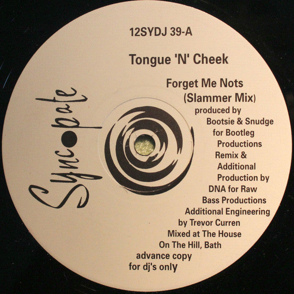 Tongue N Cheek : Forget Me Nots (12", Promo)
