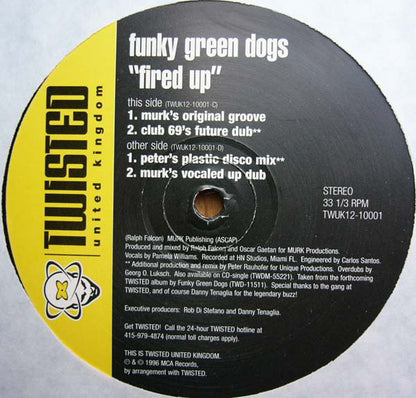 Funky Green Dogs : Fired Up (2x12")