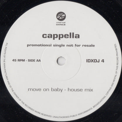 Cappella : Move On Baby (2x12", Single, Promo)