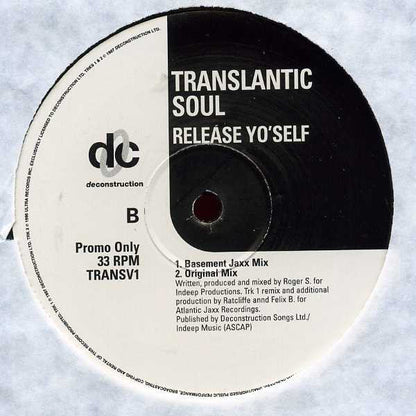 Transatlantic Soul : Release Yo'Self (2x12", Promo)