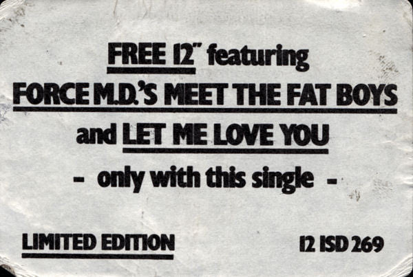 Force MD's : Force MD's Meet The Fat Boys (12", Ltd, W/Lbl)