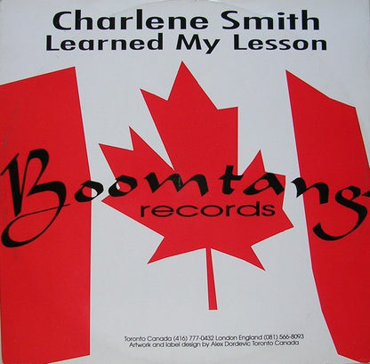 Charlene Smith : Learned My Lesson (12")