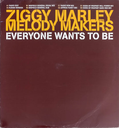Ziggy Marley And The Melody Makers : Everyone Wants To Be (2x12", Promo)