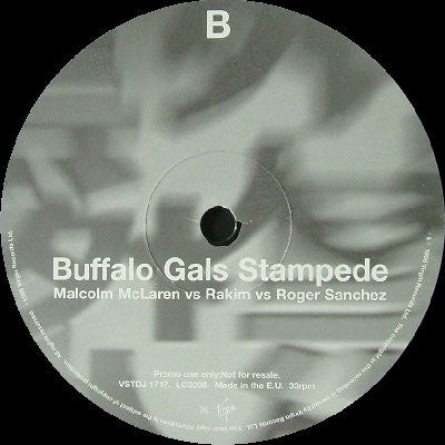 Malcolm McLaren vs. Rakim vs. Roger Sanchez : Buffalo Gals Stampede (12", Promo)
