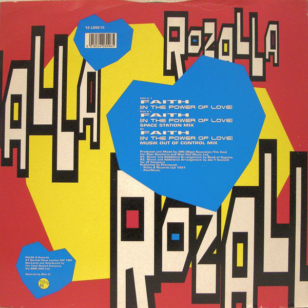 Rozalla : Faith (In The Power Of Love) (12")