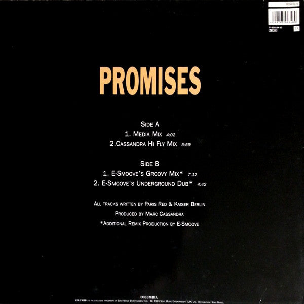 Paris Red : Promises (12")