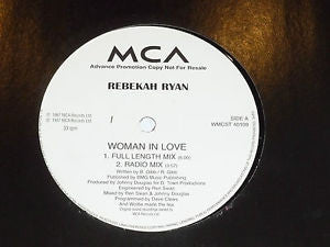 Rebekah Ryan : Woman In Love (12", Promo)