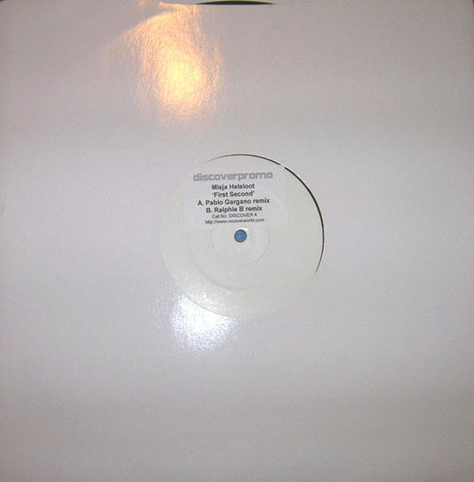 Misja Helsloot : First Second (12", Promo, W/Lbl)