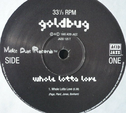 Goldbug : Whole Lotta Love (12", Single)