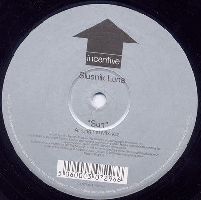 Slusnik Luna : Sun (12")