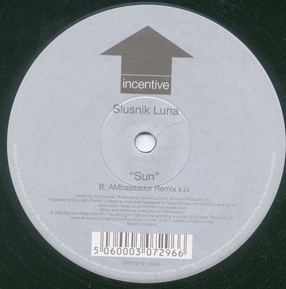 Slusnik Luna : Sun (12")