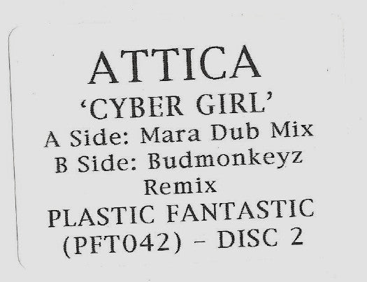 Attica : Cyber Girl (Disc 2) (12", W/Lbl, Sti)