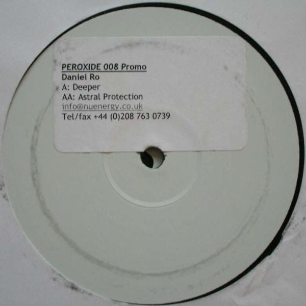 Daniel Ro : Deeper / Astral Protection (12", Promo, W/Lbl)