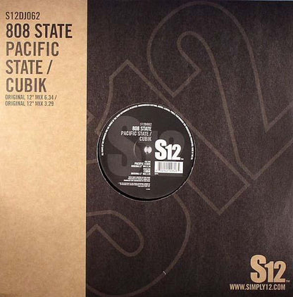 808 State : Pacific State / Cubik (12", RE)