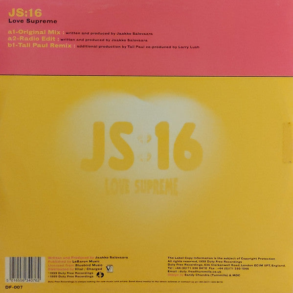 JS:16* : Love Supreme (12")