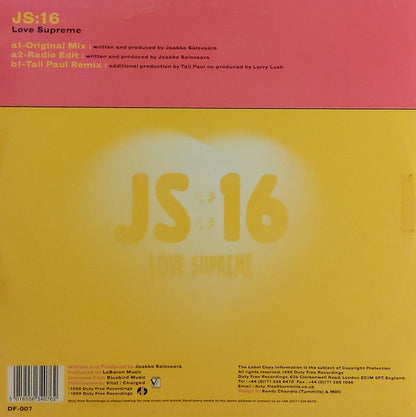 JS:16* : Love Supreme (12")